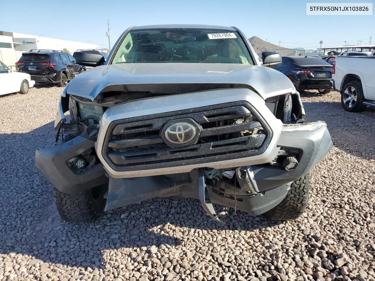 2018 Toyota Tacoma Access Cab VIN: 5TFRX5GN1JX103826 Lot: 70267004