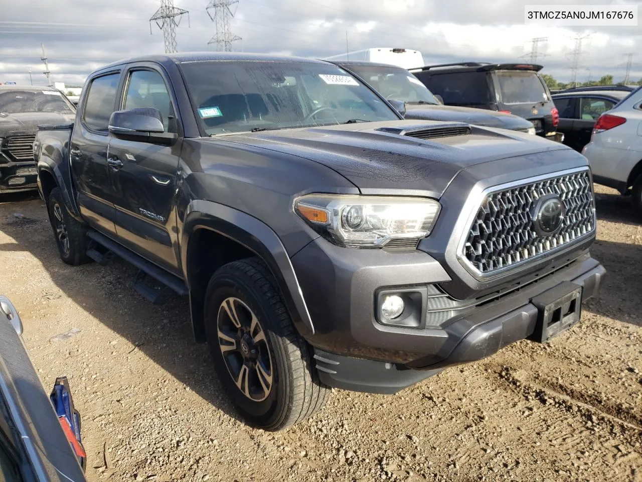 2018 Toyota Tacoma Double Cab VIN: 3TMCZ5AN0JM167676 Lot: 70322694