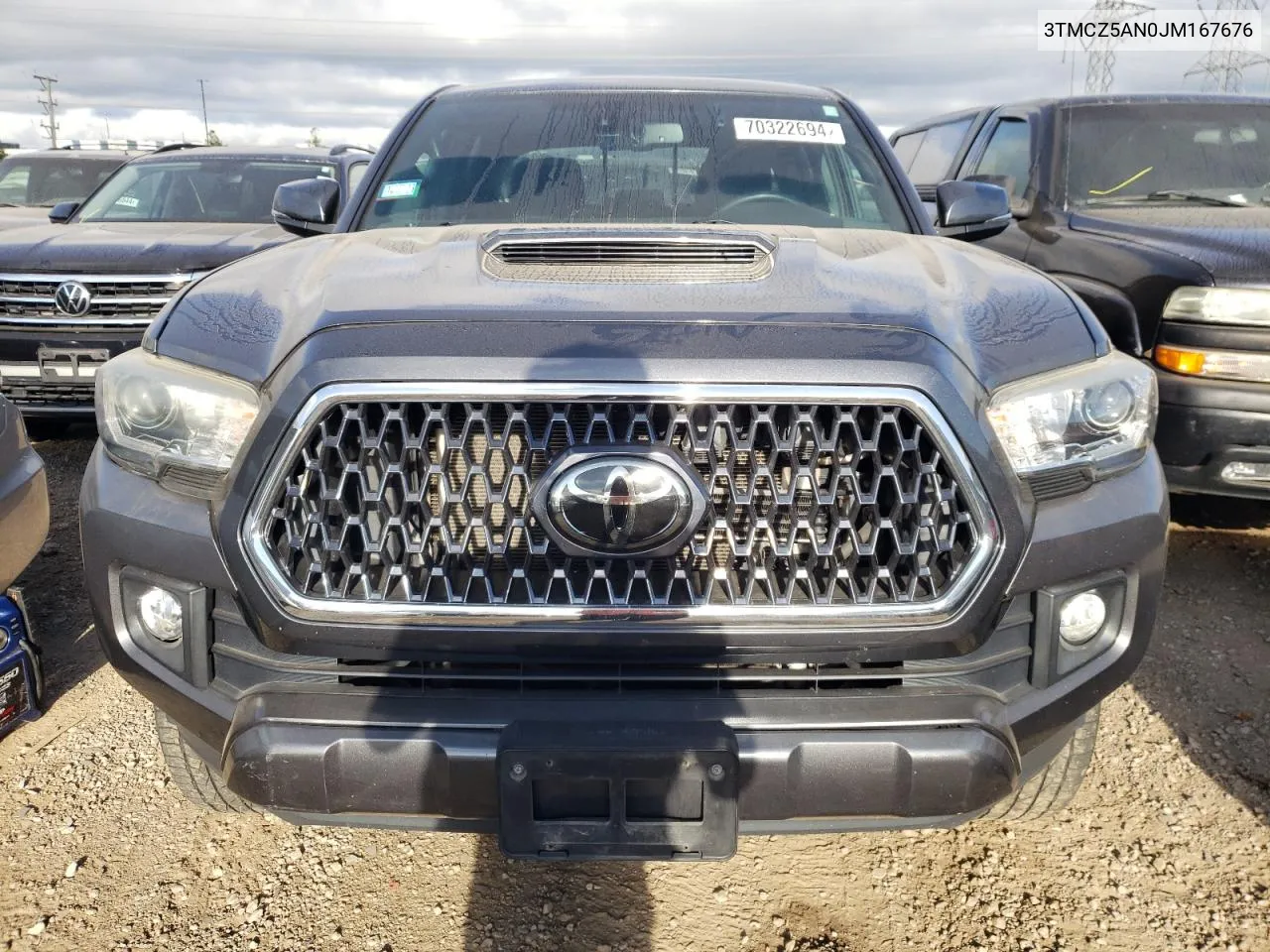 2018 Toyota Tacoma Double Cab VIN: 3TMCZ5AN0JM167676 Lot: 70322694