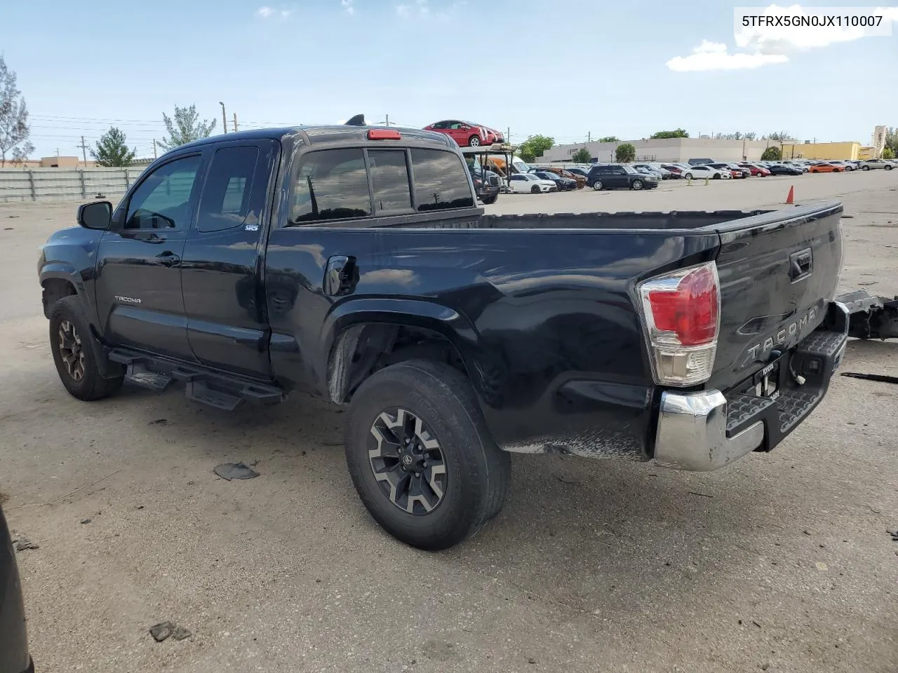 5TFRX5GN0JX110007 2018 Toyota Tacoma Access Cab