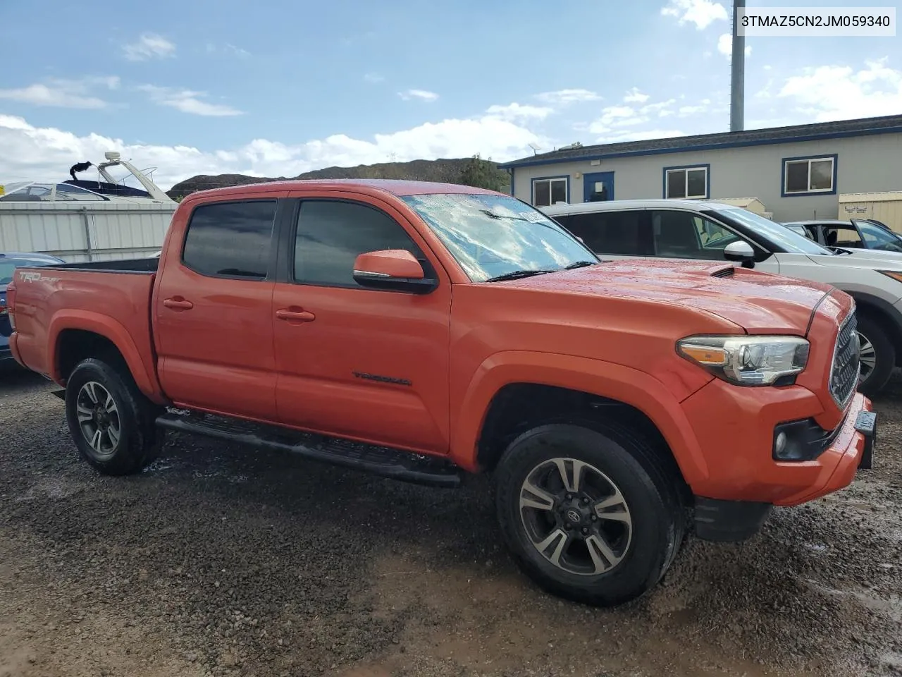 3TMAZ5CN2JM059340 2018 Toyota Tacoma Double Cab