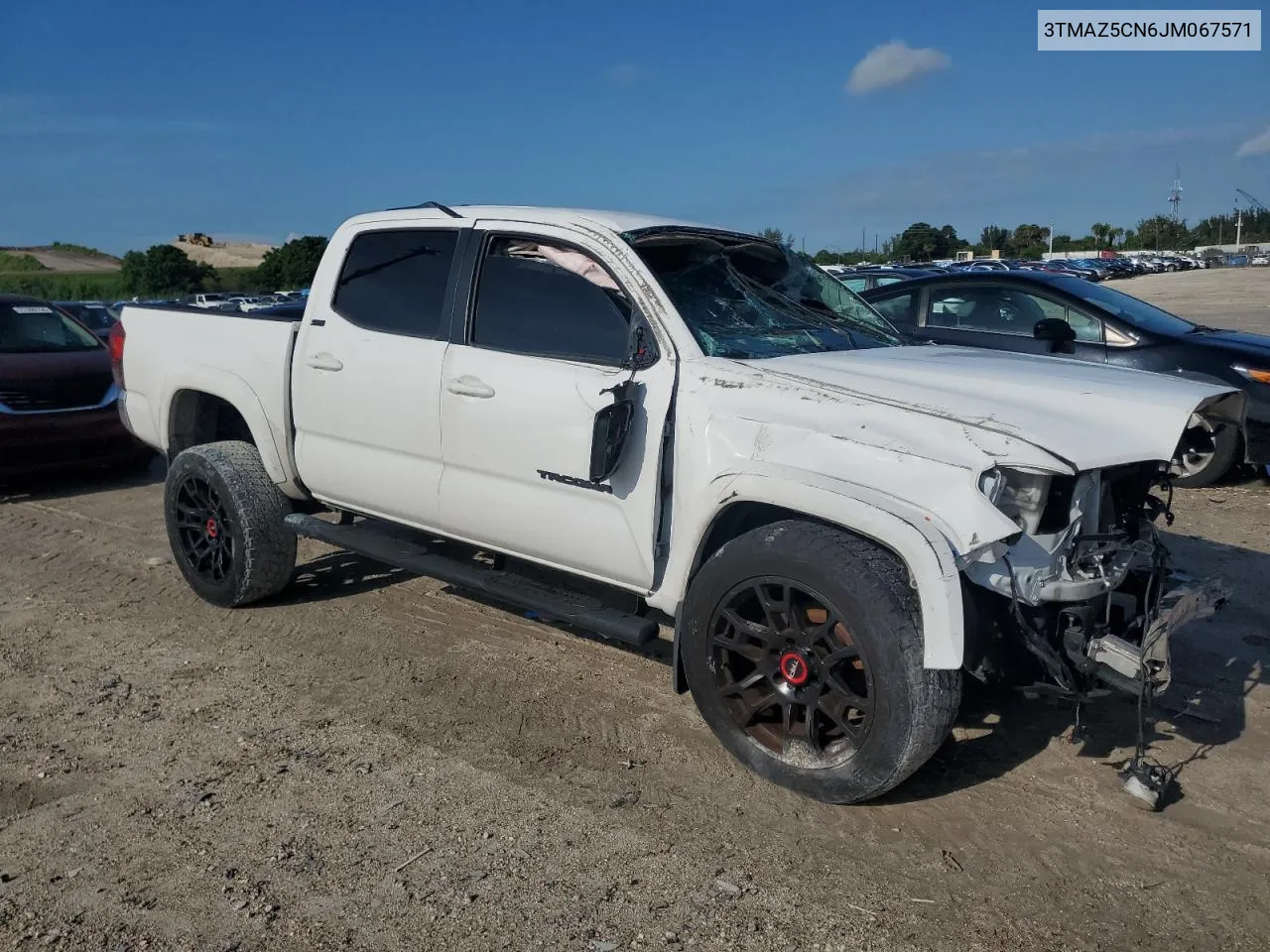 2018 Toyota Tacoma Double Cab VIN: 3TMAZ5CN6JM067571 Lot: 71157054