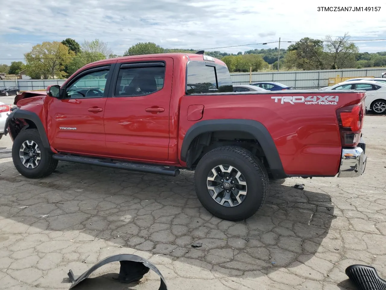 2018 Toyota Tacoma Double Cab VIN: 3TMCZ5AN7JM149157 Lot: 71363394