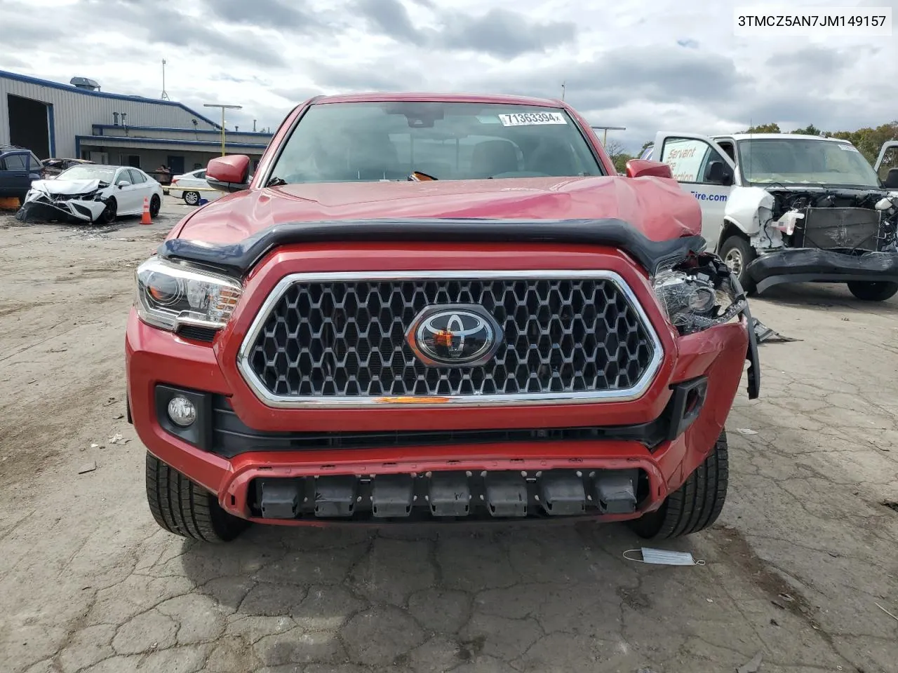 2018 Toyota Tacoma Double Cab VIN: 3TMCZ5AN7JM149157 Lot: 71363394