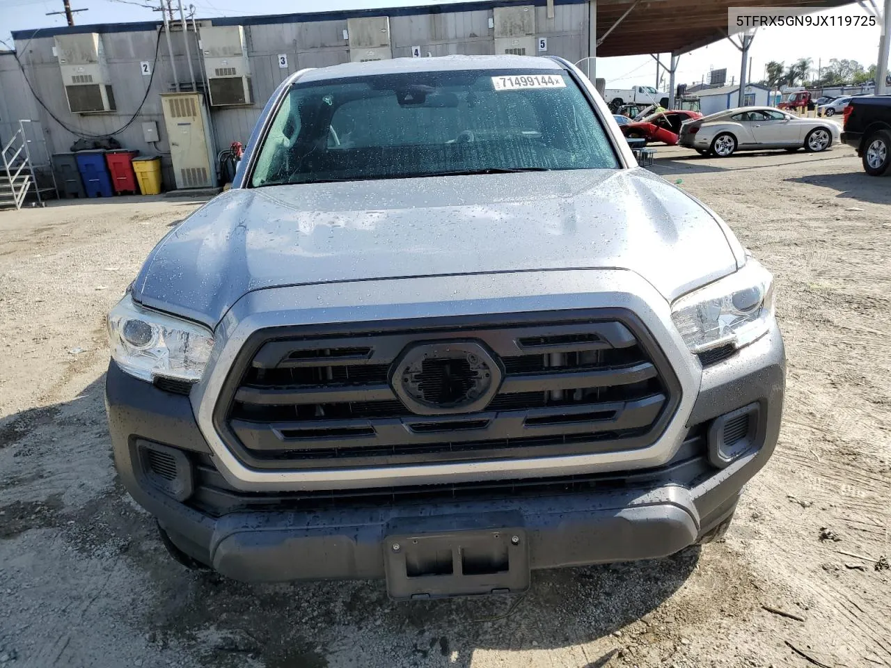 5TFRX5GN9JX119725 2018 Toyota Tacoma Access Cab