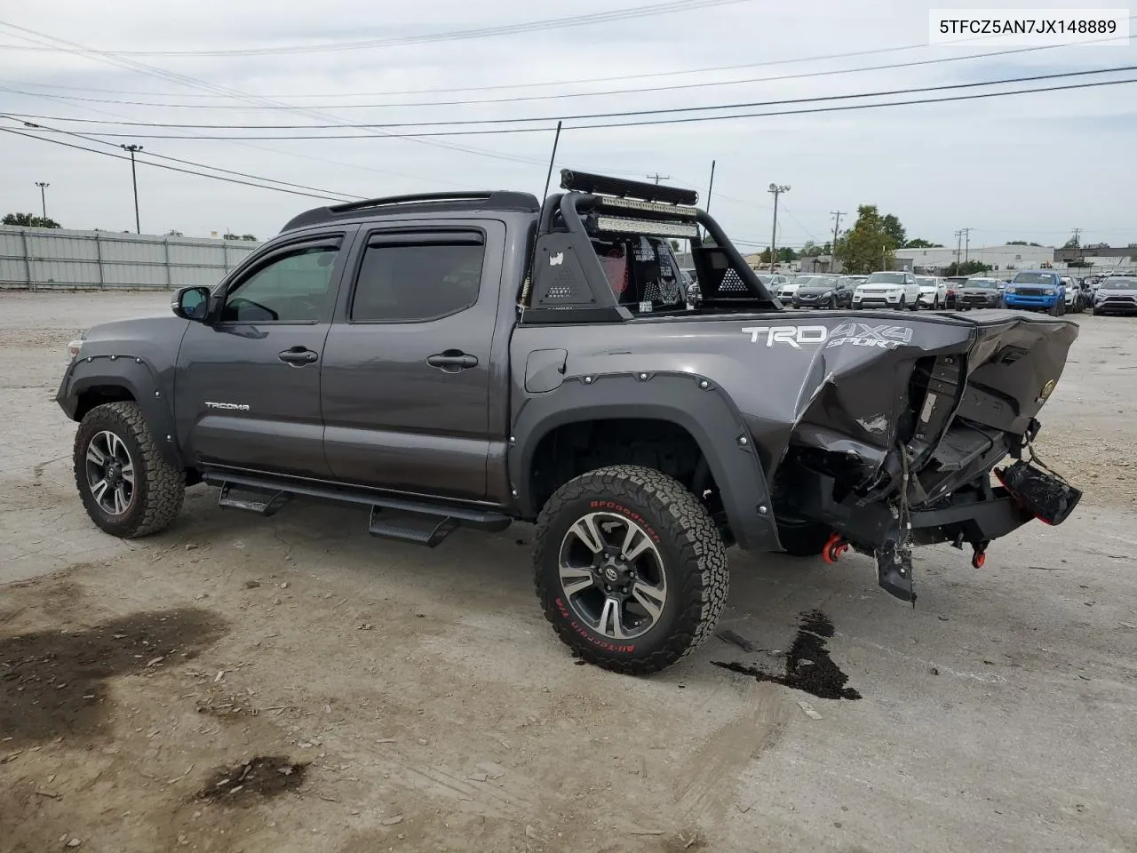 2018 Toyota Tacoma Double Cab VIN: 5TFCZ5AN7JX148889 Lot: 71502904