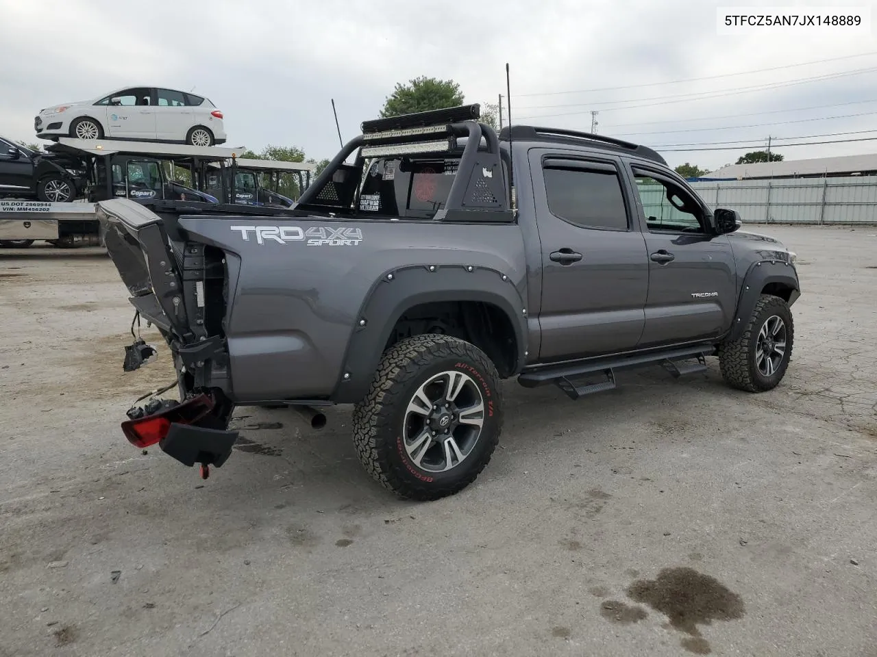 5TFCZ5AN7JX148889 2018 Toyota Tacoma Double Cab