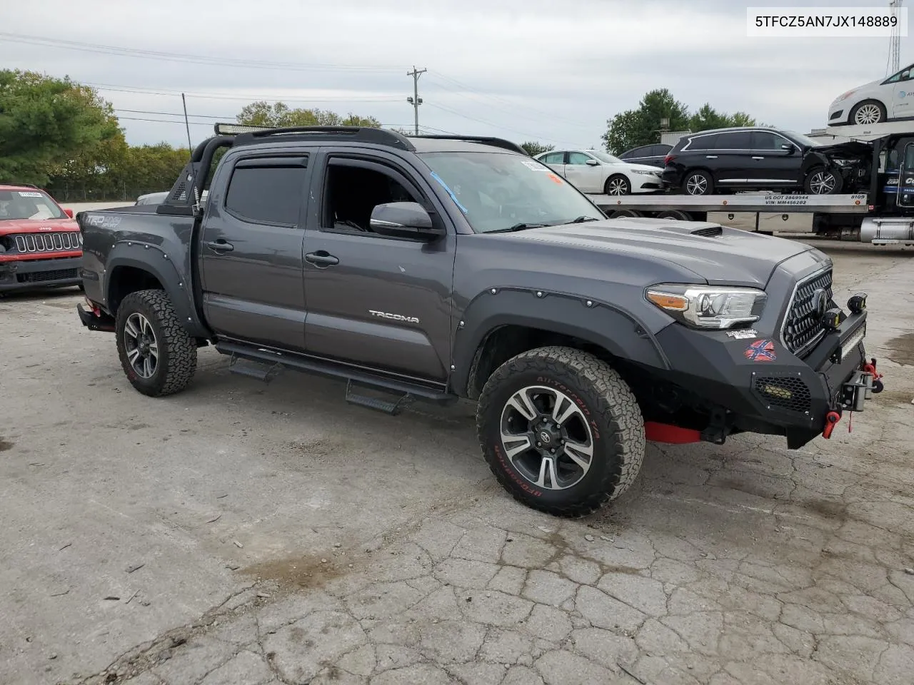 2018 Toyota Tacoma Double Cab VIN: 5TFCZ5AN7JX148889 Lot: 71502904