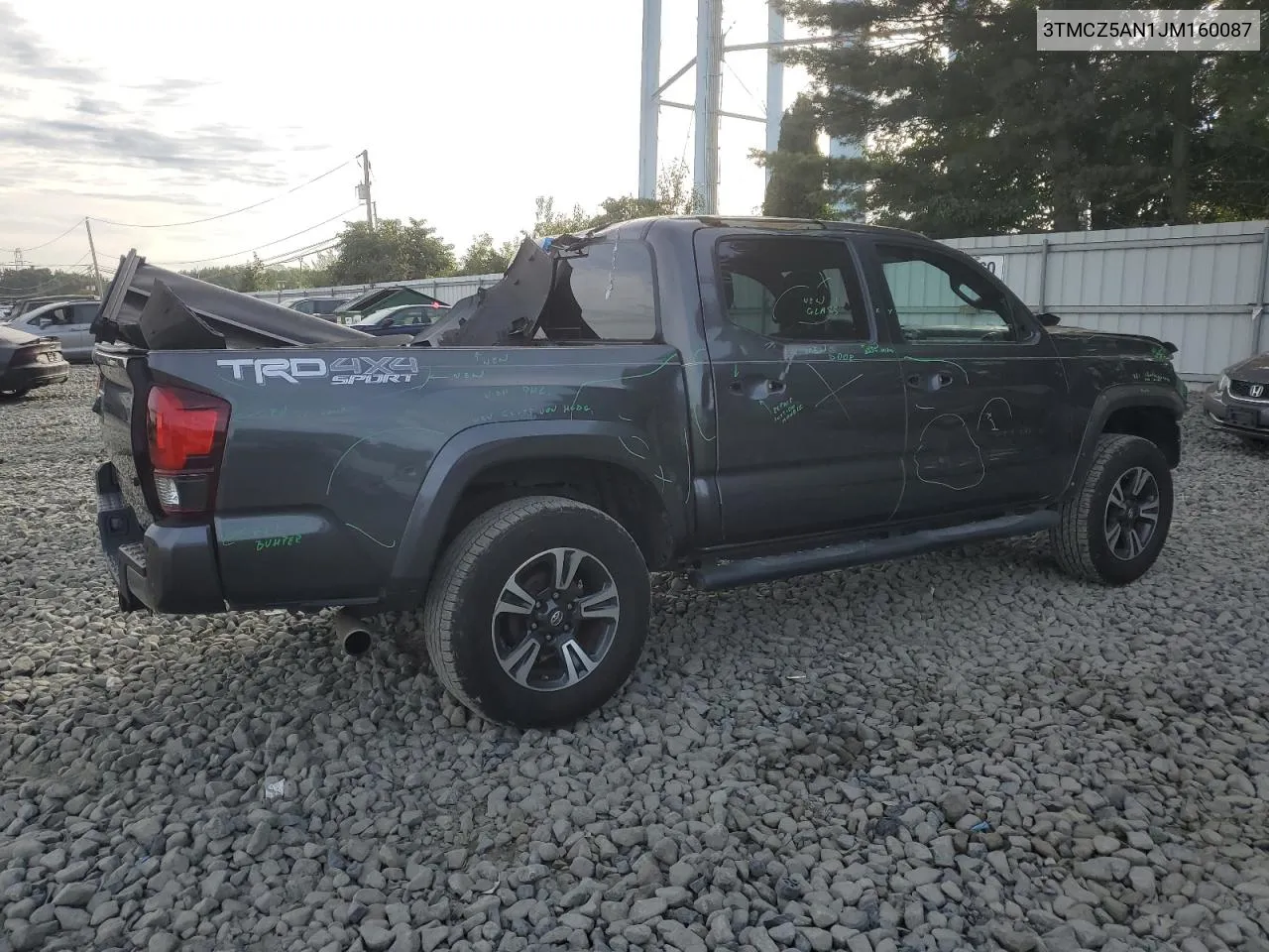 3TMCZ5AN1JM160087 2018 Toyota Tacoma Double Cab