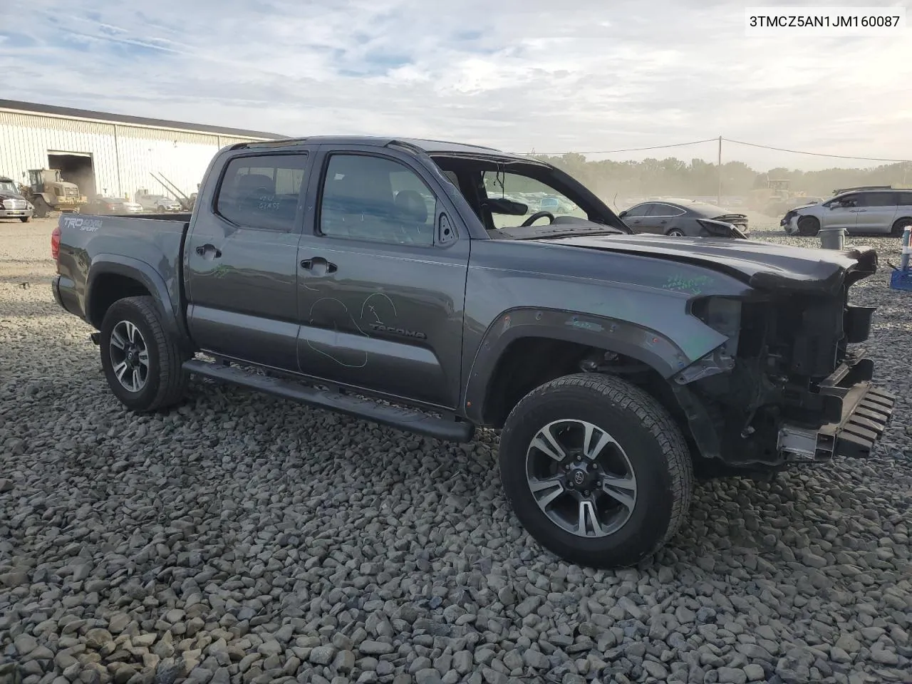 3TMCZ5AN1JM160087 2018 Toyota Tacoma Double Cab