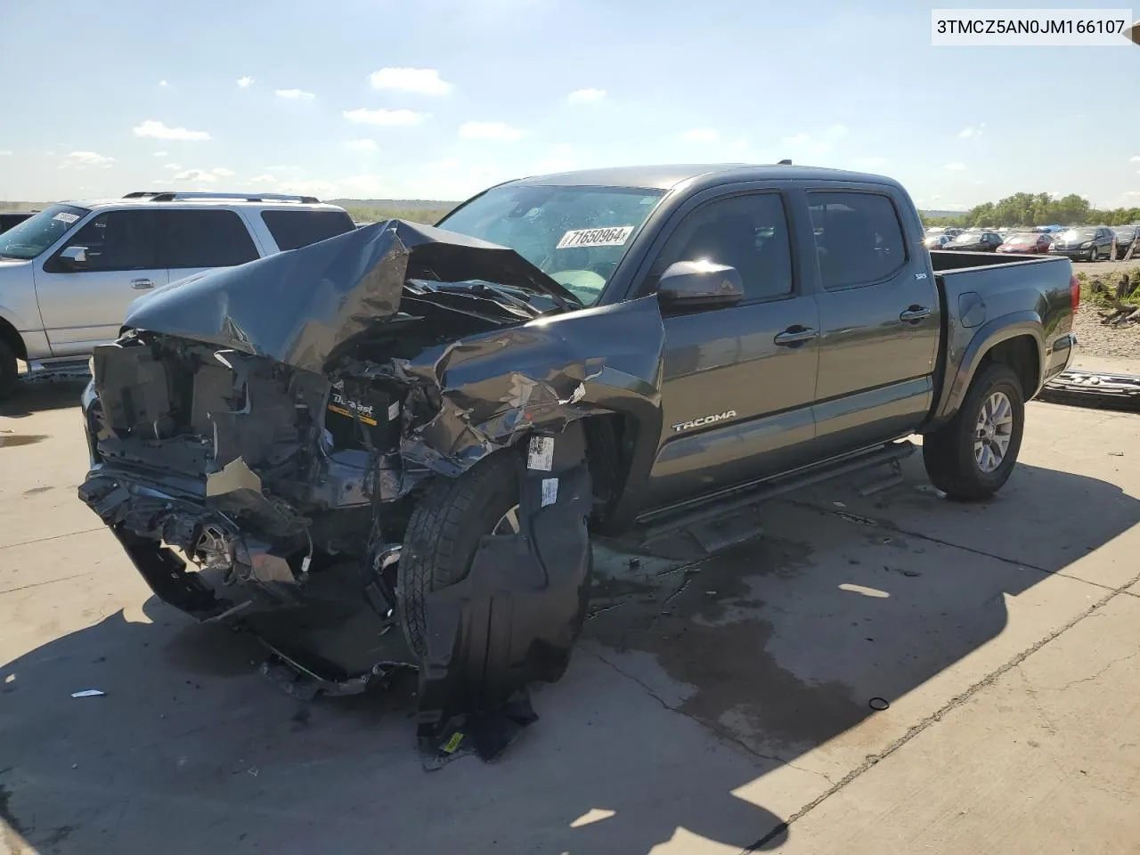 2018 Toyota Tacoma Double Cab VIN: 3TMCZ5AN0JM166107 Lot: 71650964