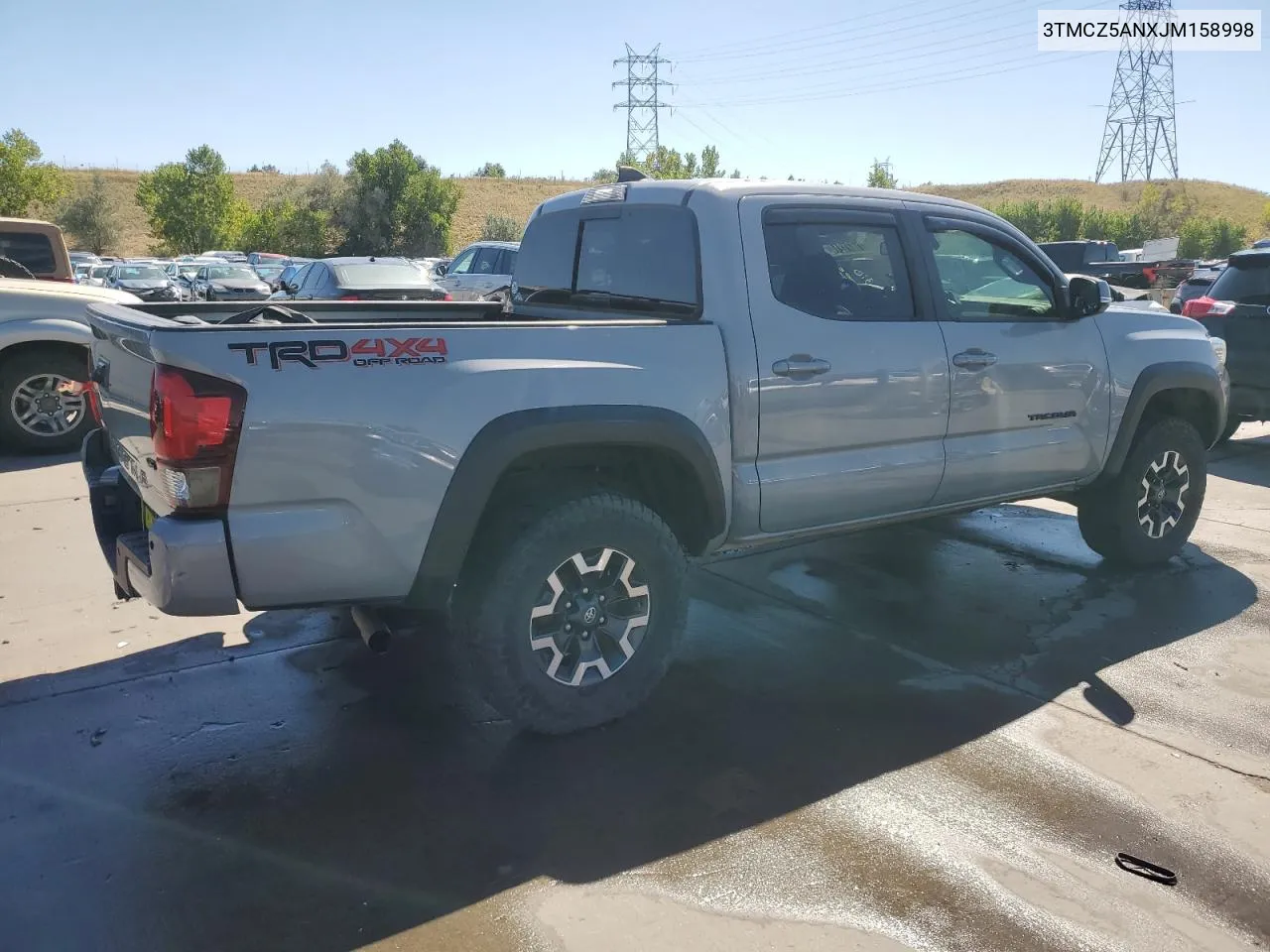 2018 Toyota Tacoma Double Cab VIN: 3TMCZ5ANXJM158998 Lot: 71671214