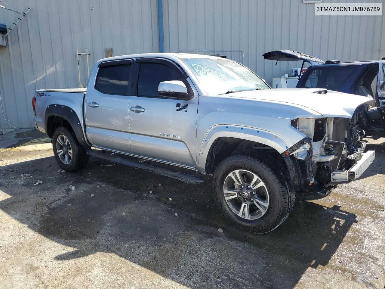 3TMAZ5CN1JM076789 2018 Toyota Tacoma Double Cab