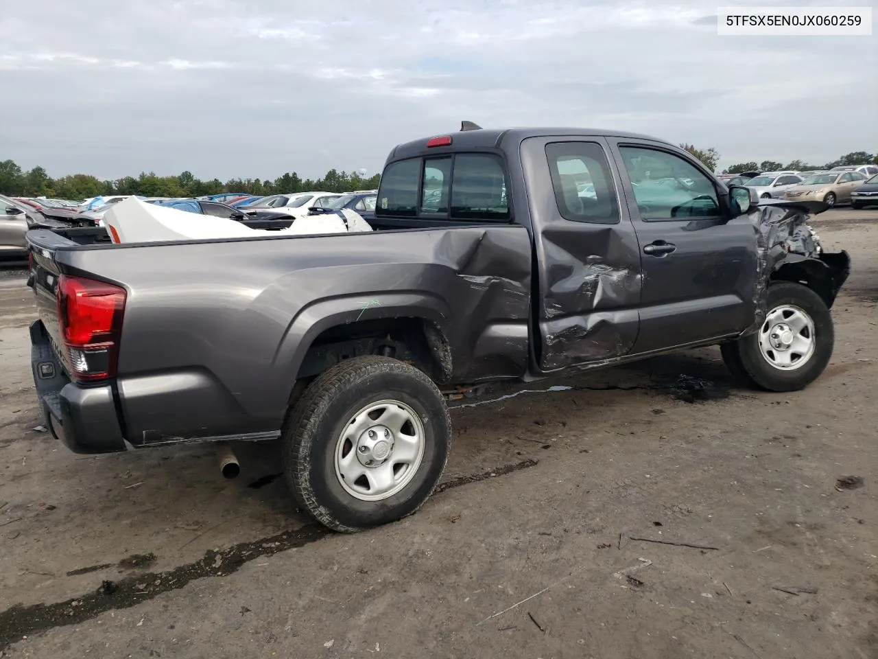 2018 Toyota Tacoma Access Cab VIN: 5TFSX5EN0JX060259 Lot: 71722164