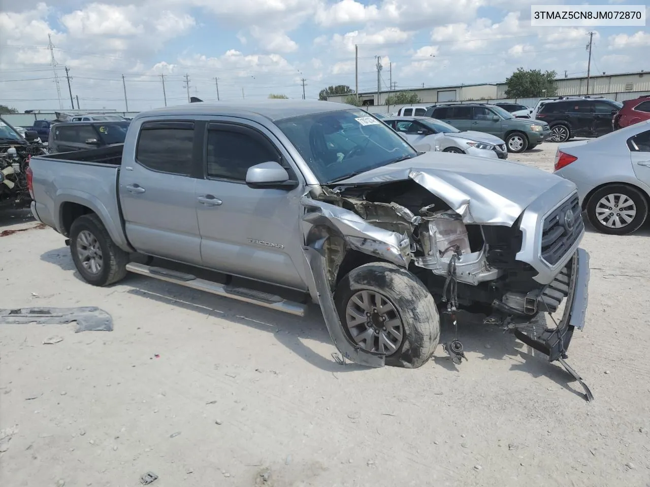 2018 Toyota Tacoma Double Cab VIN: 3TMAZ5CN8JM072870 Lot: 71871274