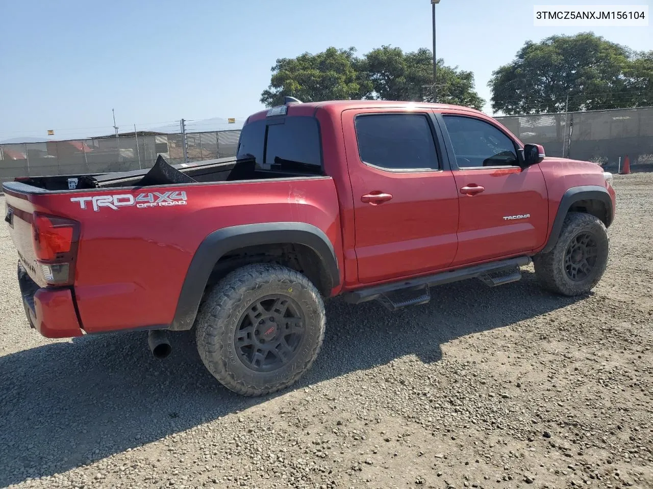 2018 Toyota Tacoma Double Cab VIN: 3TMCZ5ANXJM156104 Lot: 72998164