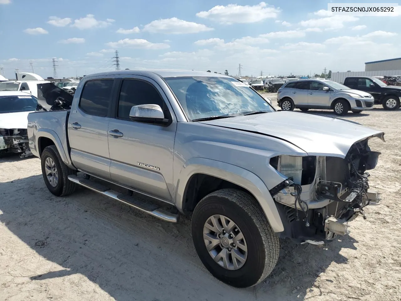 2018 Toyota Tacoma Double Cab VIN: 5TFAZ5CN0JX065292 Lot: 73338374