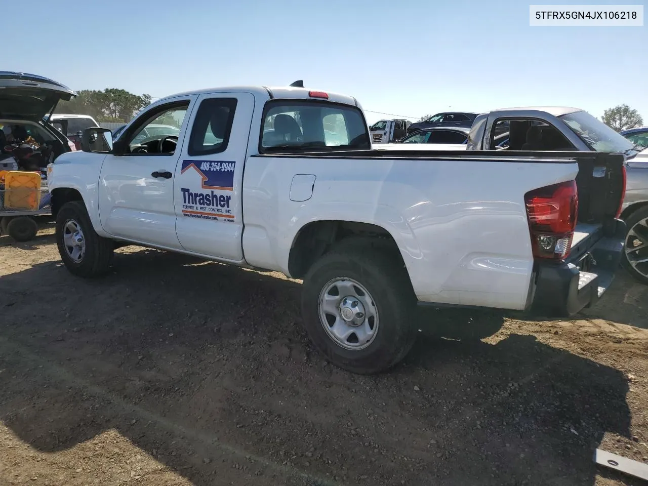 5TFRX5GN4JX106218 2018 Toyota Tacoma Access Cab