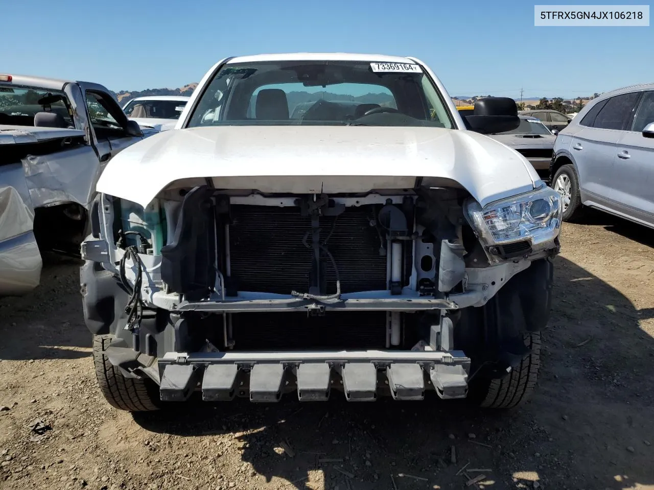 2018 Toyota Tacoma Access Cab VIN: 5TFRX5GN4JX106218 Lot: 73369164