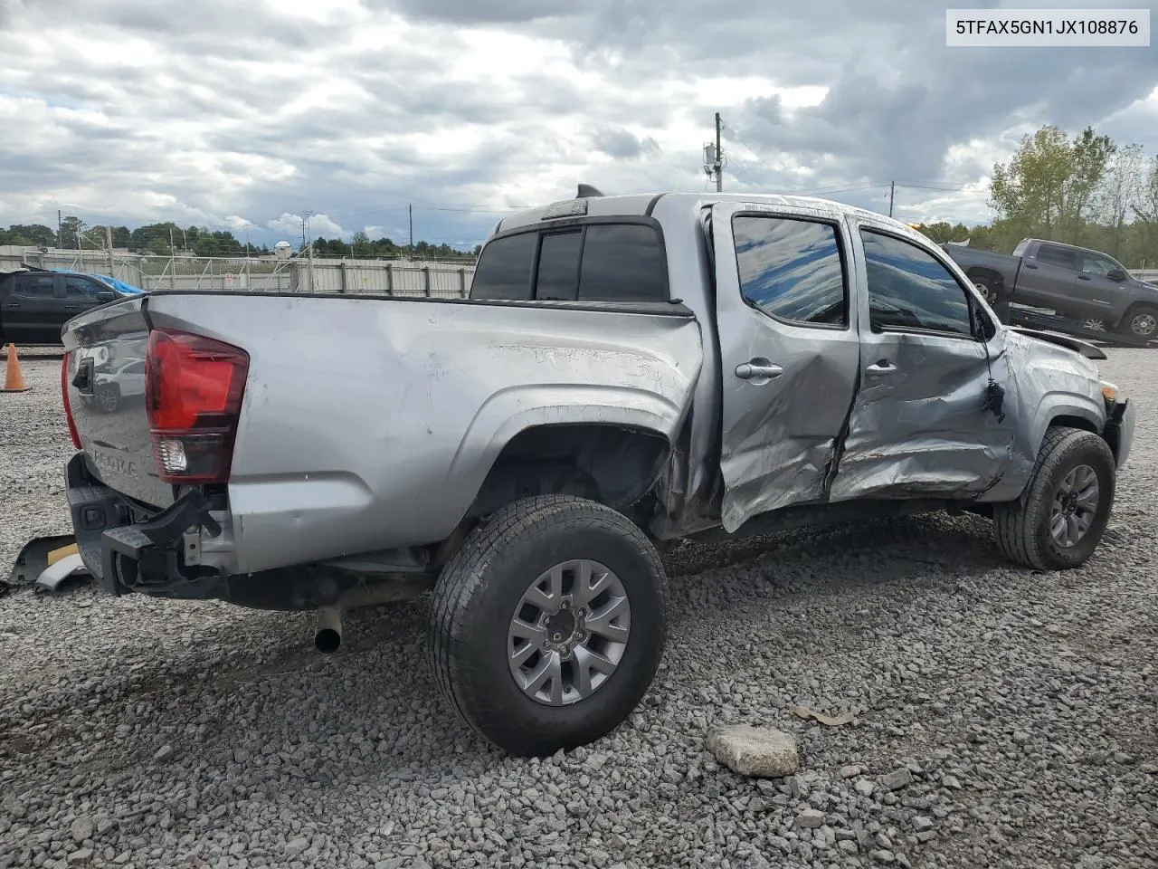 2018 Toyota Tacoma Double Cab VIN: 5TFAX5GN1JX108876 Lot: 73705864