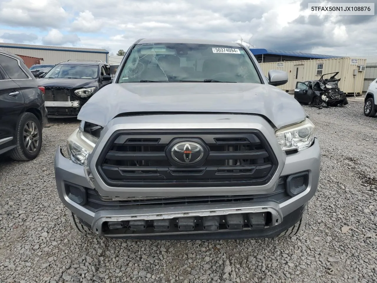 2018 Toyota Tacoma Double Cab VIN: 5TFAX5GN1JX108876 Lot: 73705864