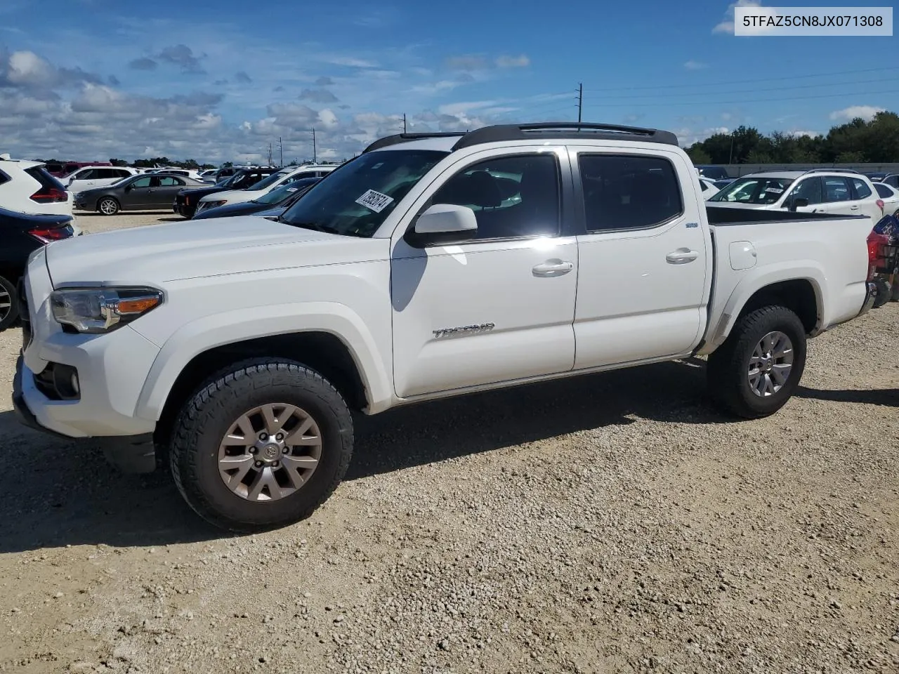 2018 Toyota Tacoma Double Cab VIN: 5TFAZ5CN8JX071308 Lot: 73952674