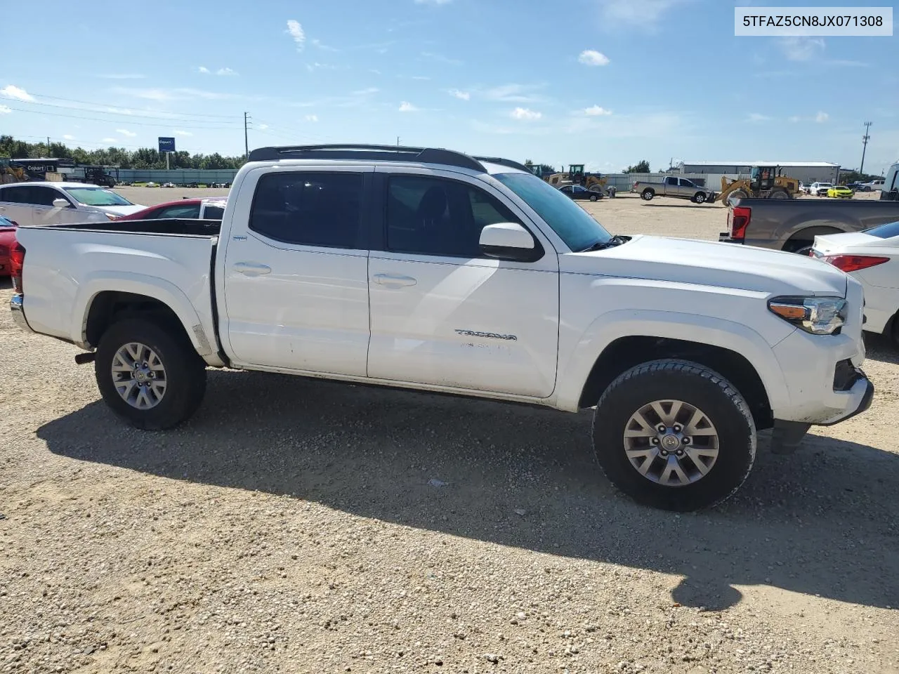 2018 Toyota Tacoma Double Cab VIN: 5TFAZ5CN8JX071308 Lot: 73952674