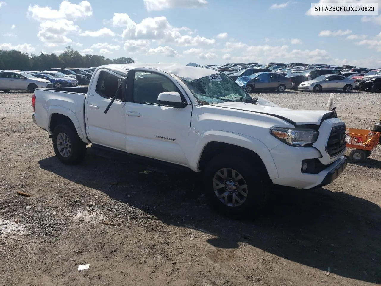 2018 Toyota Tacoma Double Cab VIN: 5TFAZ5CN8JX070823 Lot: 74083244