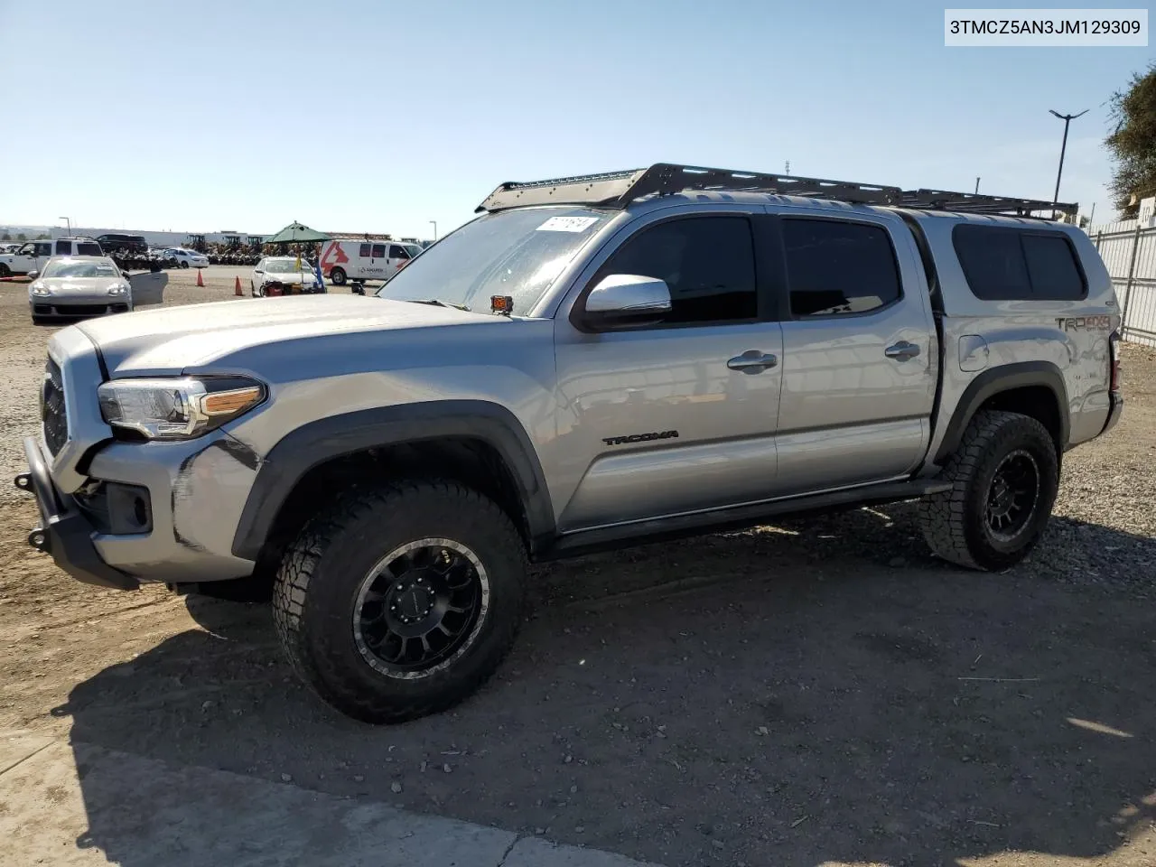 2018 Toyota Tacoma Double Cab VIN: 3TMCZ5AN3JM129309 Lot: 74111614