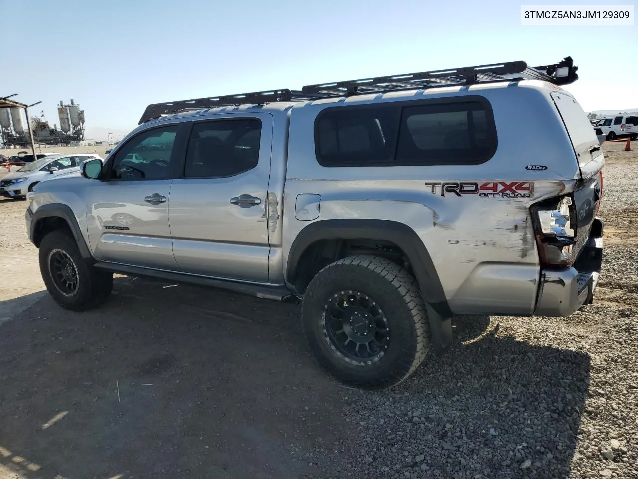 2018 Toyota Tacoma Double Cab VIN: 3TMCZ5AN3JM129309 Lot: 74111614