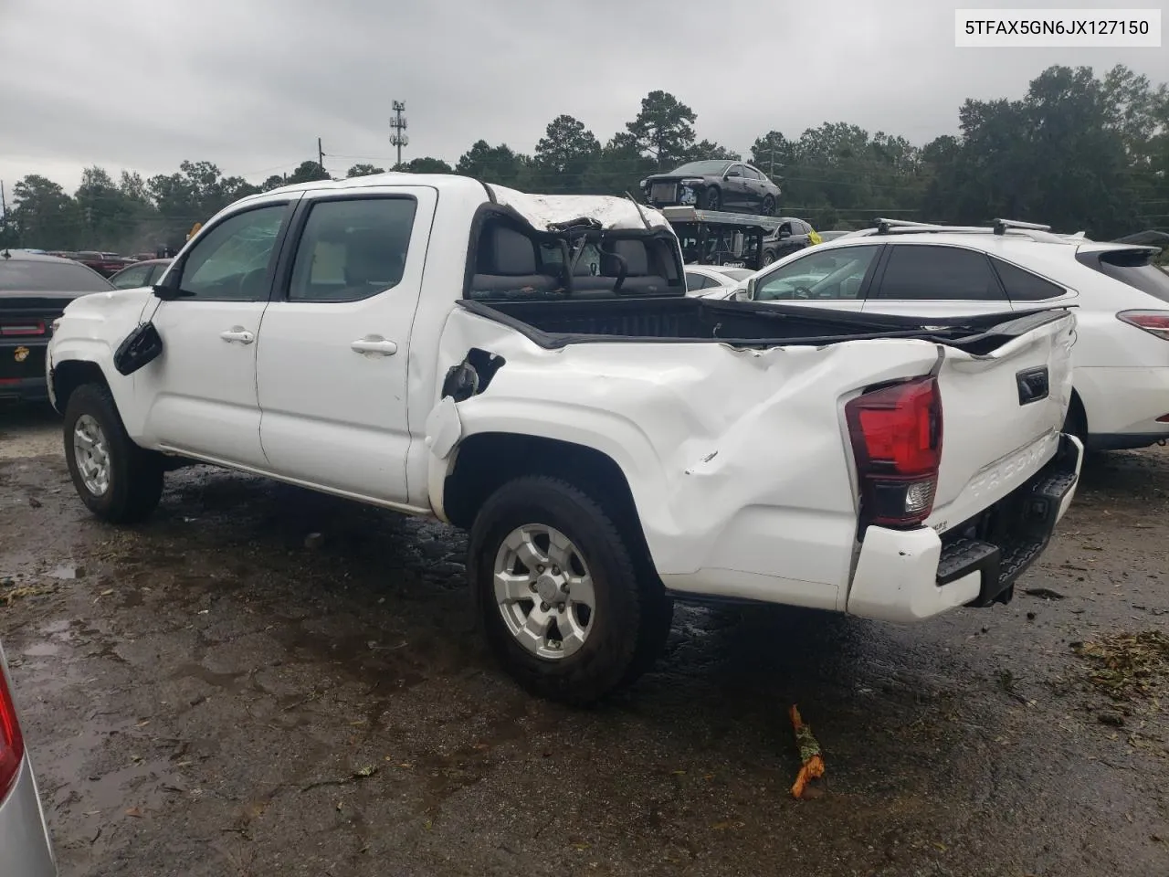 2018 Toyota Tacoma Double Cab VIN: 5TFAX5GN6JX127150 Lot: 74204514