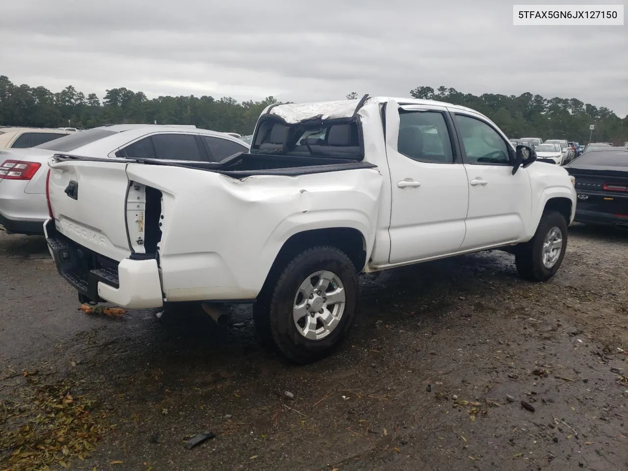 2018 Toyota Tacoma Double Cab VIN: 5TFAX5GN6JX127150 Lot: 74204514