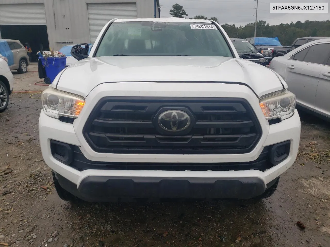 2018 Toyota Tacoma Double Cab VIN: 5TFAX5GN6JX127150 Lot: 74204514