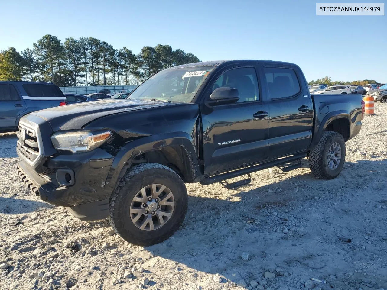 2018 Toyota Tacoma Double Cab VIN: 5TFCZ5ANXJX144979 Lot: 74344304