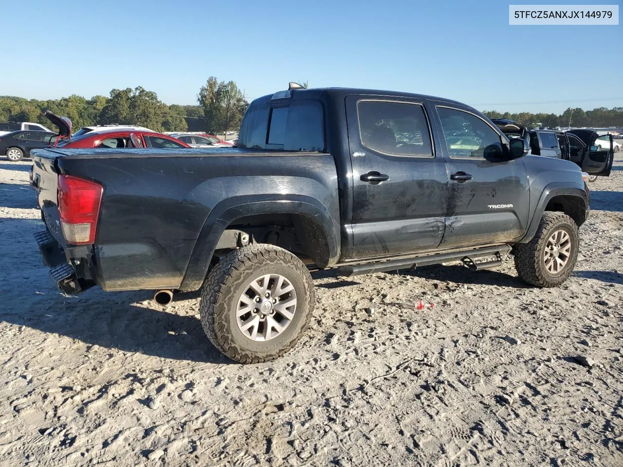 2018 Toyota Tacoma Double Cab VIN: 5TFCZ5ANXJX144979 Lot: 74344304