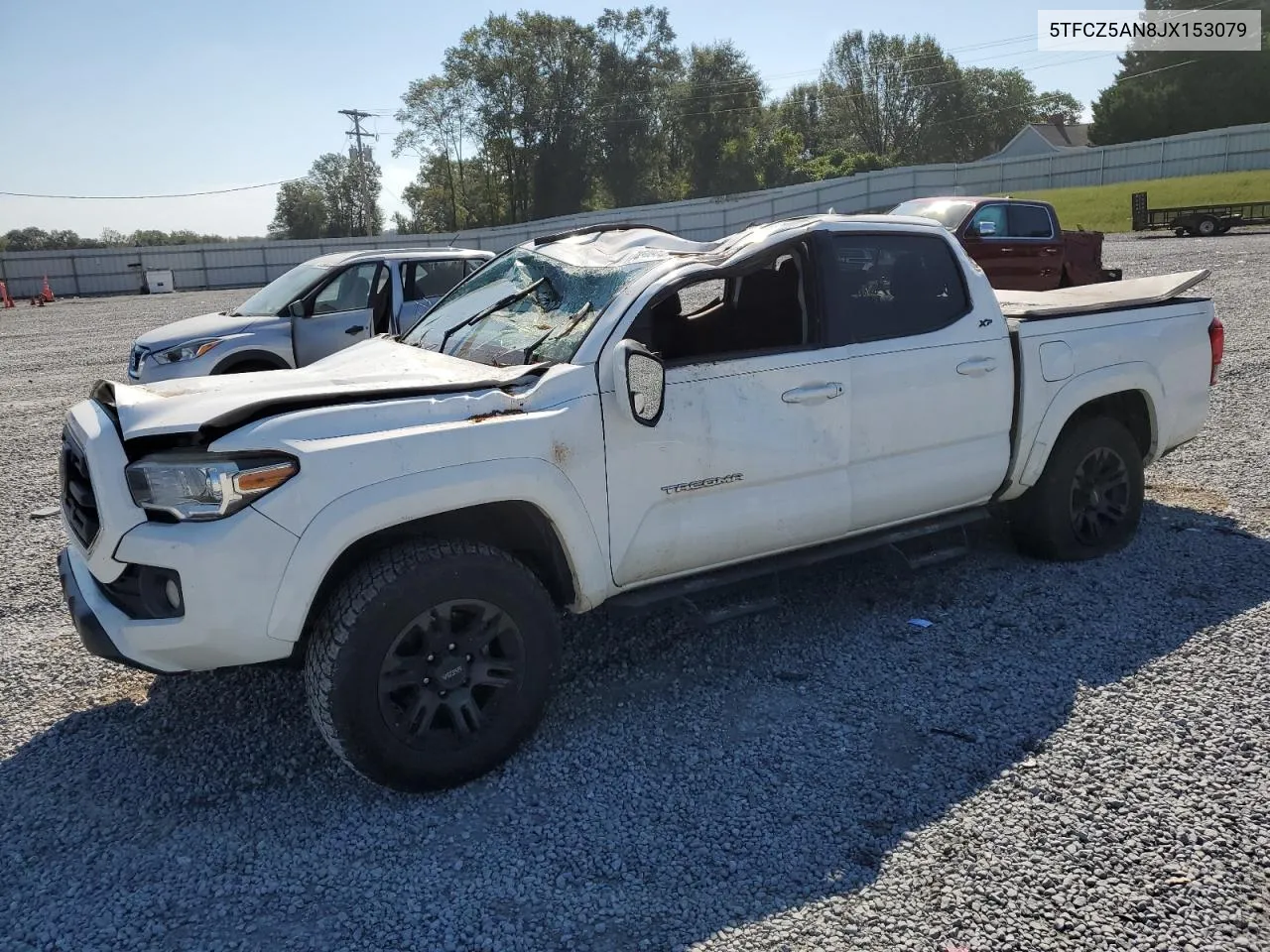 2018 Toyota Tacoma Double Cab VIN: 5TFCZ5AN8JX153079 Lot: 74390914