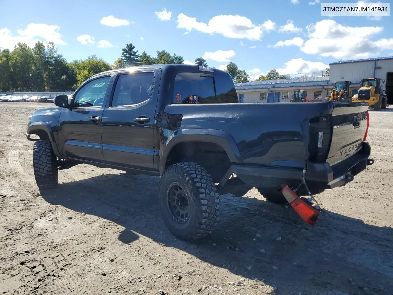 2018 Toyota Tacoma Double Cab VIN: 3TMCZ5AN7JM145934 Lot: 74778134