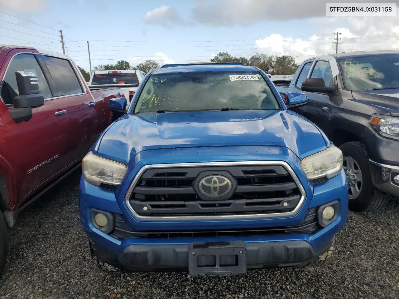 2018 Toyota Tacoma Double Cab VIN: 5TFDZ5BN4JX031158 Lot: 74834314