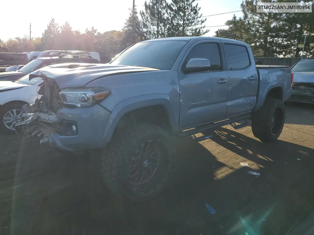 2018 Toyota Tacoma Double Cab VIN: 3TMCZ5AN1JM180954 Lot: 74834844