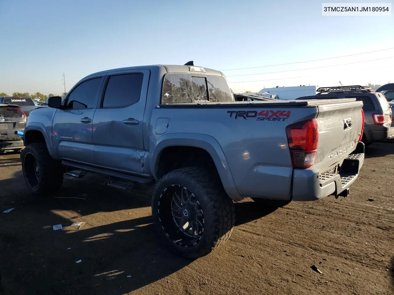 2018 Toyota Tacoma Double Cab VIN: 3TMCZ5AN1JM180954 Lot: 74834844