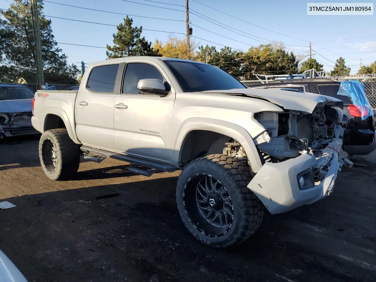 2018 Toyota Tacoma Double Cab VIN: 3TMCZ5AN1JM180954 Lot: 74834844