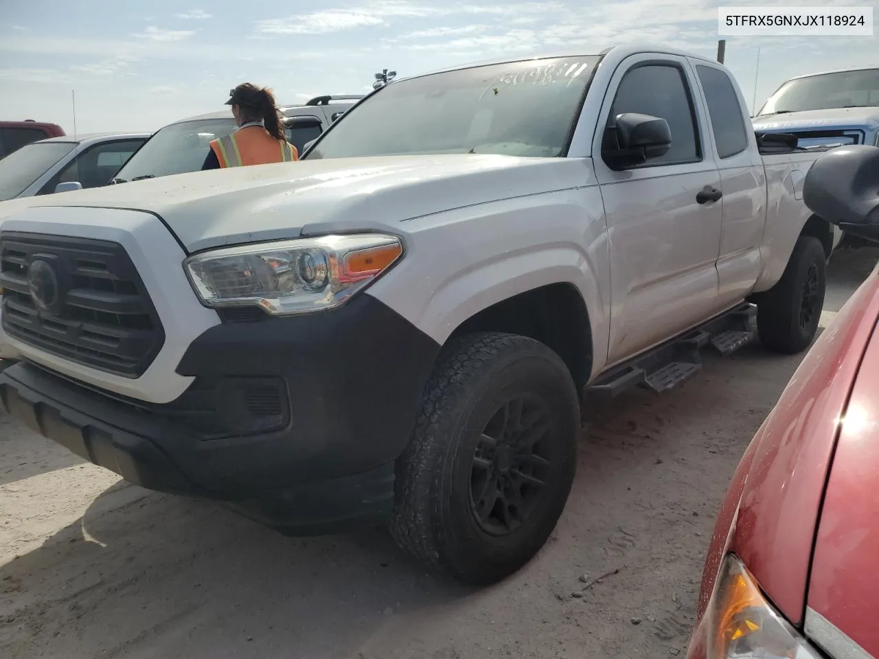 2018 Toyota Tacoma Access Cab VIN: 5TFRX5GNXJX118924 Lot: 75119814