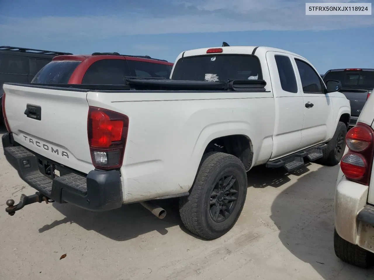 2018 Toyota Tacoma Access Cab VIN: 5TFRX5GNXJX118924 Lot: 75119814