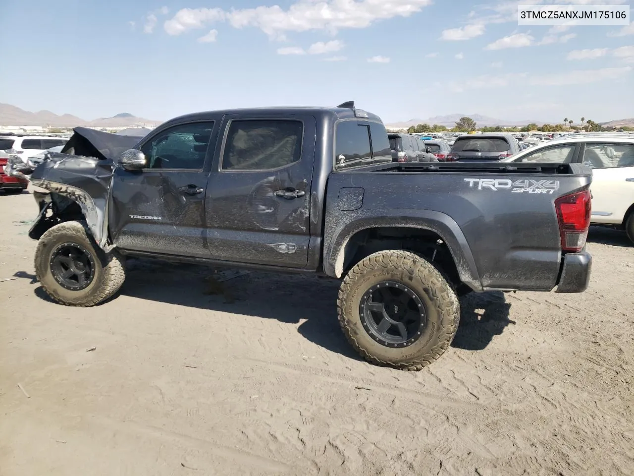 2018 Toyota Tacoma Double Cab VIN: 3TMCZ5ANXJM175106 Lot: 75247994