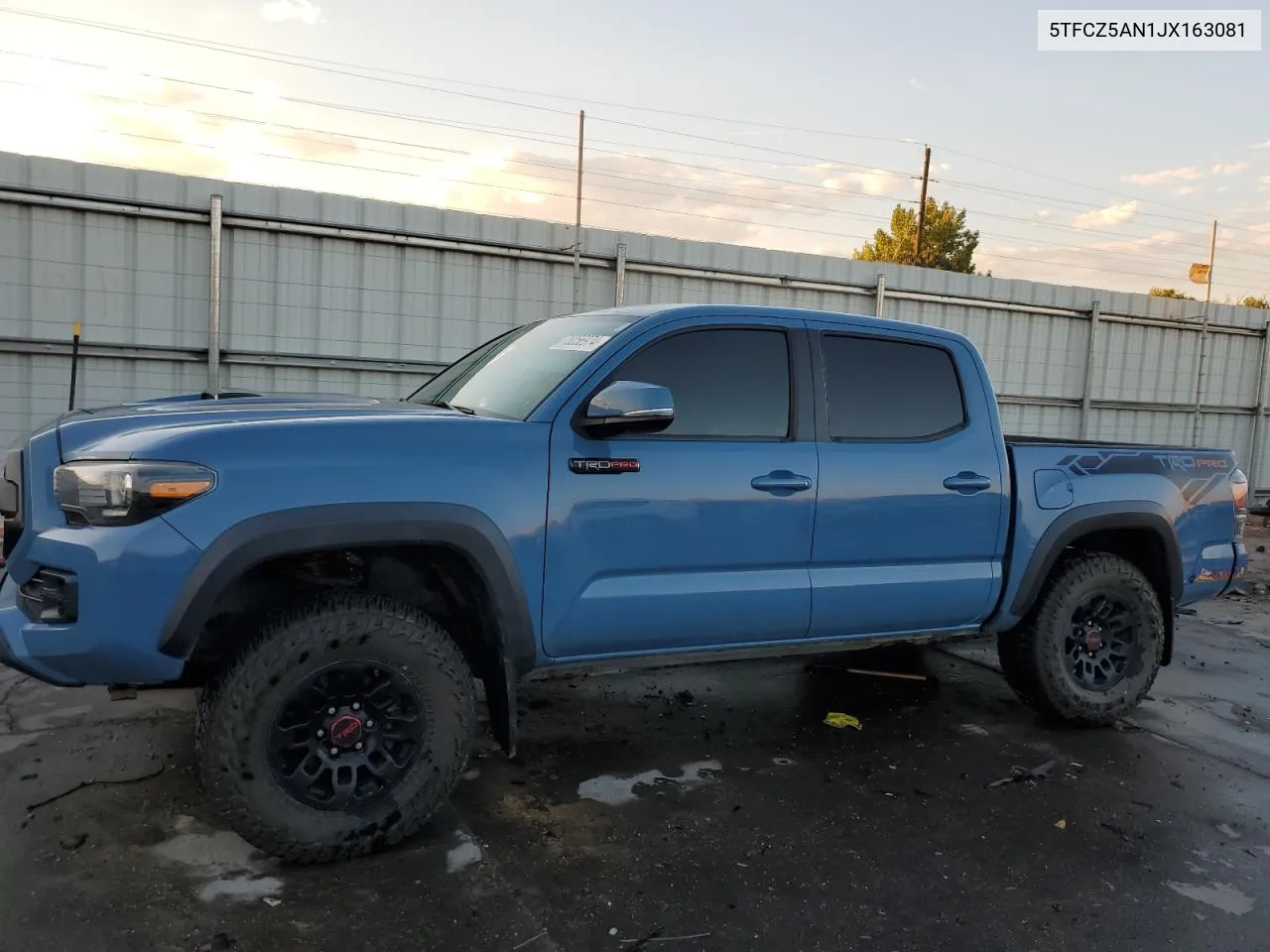 2018 Toyota Tacoma Double Cab VIN: 5TFCZ5AN1JX163081 Lot: 75256974