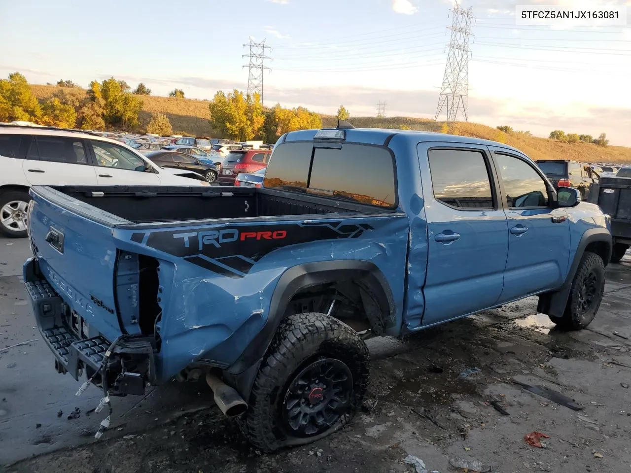 2018 Toyota Tacoma Double Cab VIN: 5TFCZ5AN1JX163081 Lot: 75256974