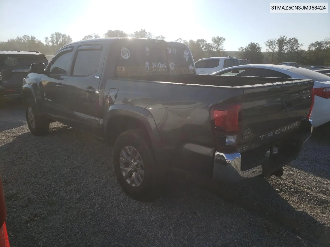 2018 Toyota Tacoma Double Cab VIN: 3TMAZ5CN3JM058424 Lot: 75290724