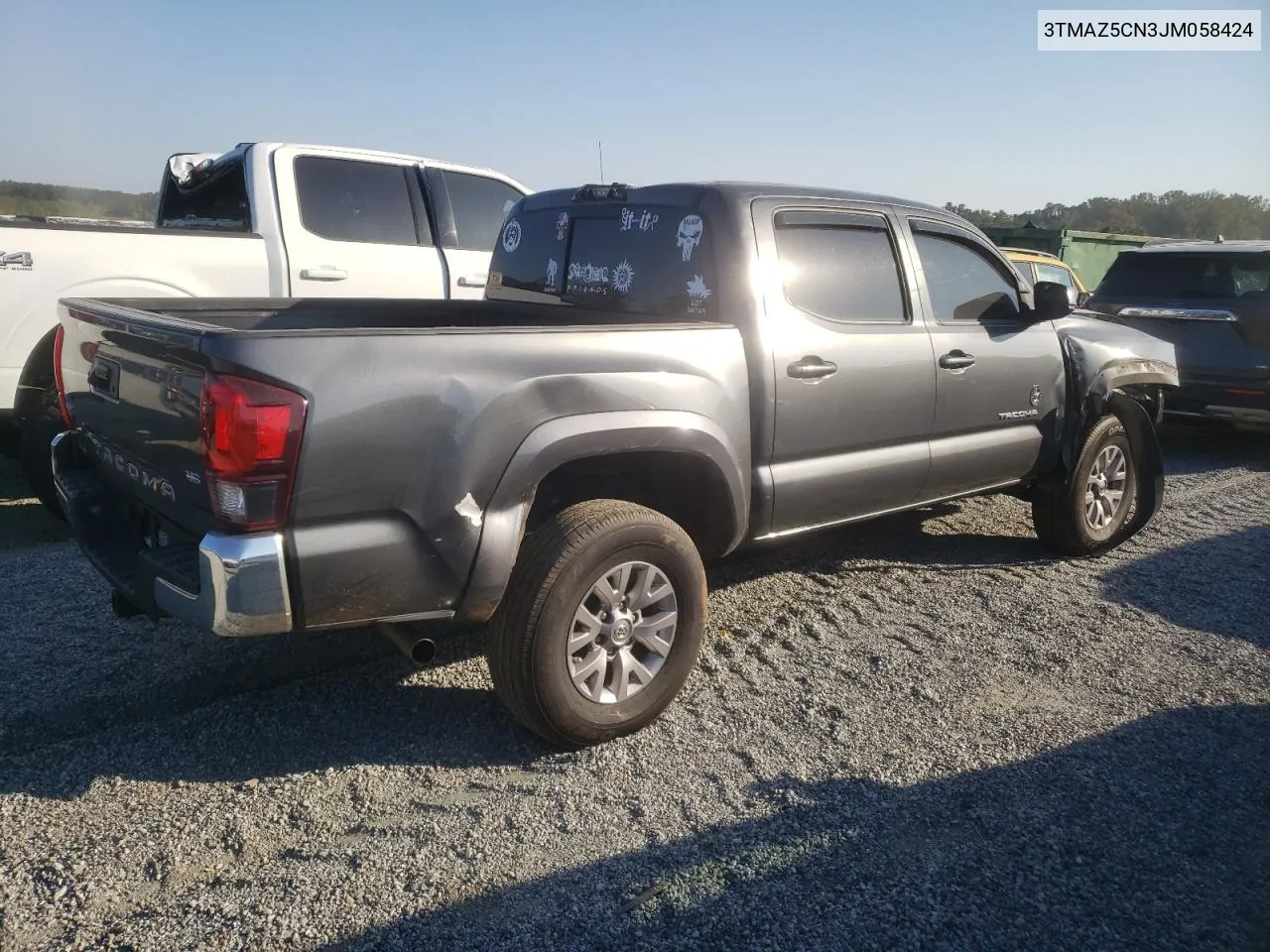 2018 Toyota Tacoma Double Cab VIN: 3TMAZ5CN3JM058424 Lot: 75290724