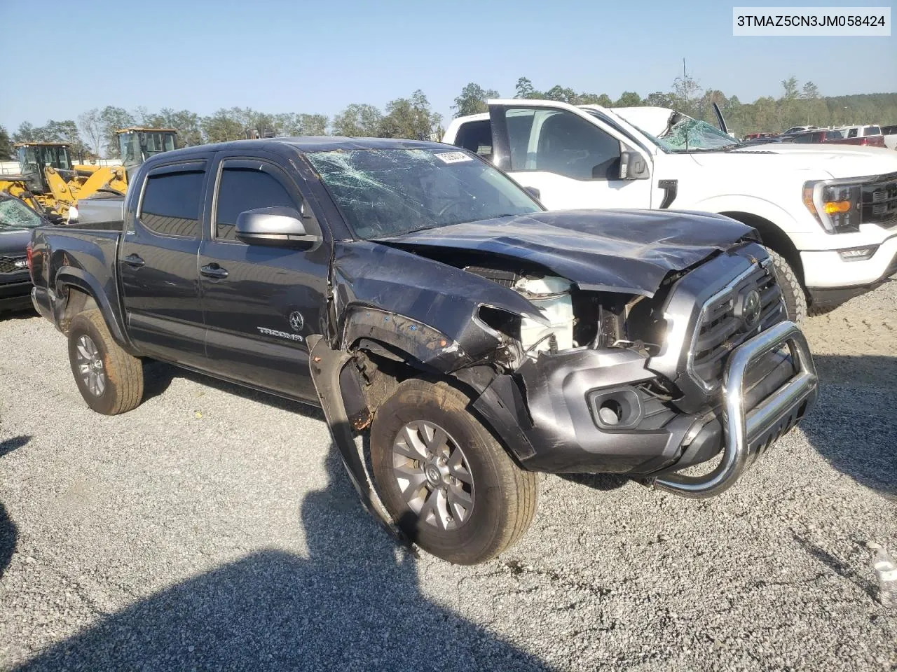 2018 Toyota Tacoma Double Cab VIN: 3TMAZ5CN3JM058424 Lot: 75290724