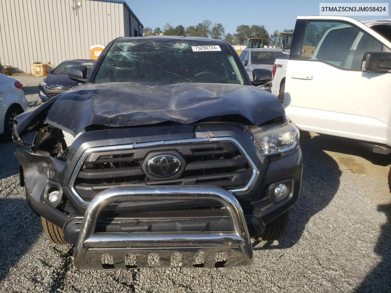 2018 Toyota Tacoma Double Cab VIN: 3TMAZ5CN3JM058424 Lot: 75290724